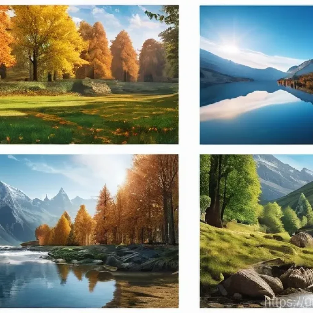 농촌관광지도사 업무 협업 사례 - Here are three detailed image generation prompts in English, adhering to all the specified guideline...